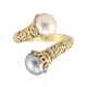 White Freshwater Pearl Silver Ring (TPC)