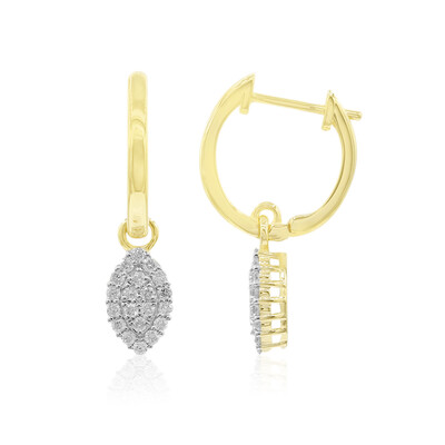 9K SI2 (G) Diamond Gold Earrings (Annette)