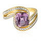 18K Pink Diaspore Gold Ring (AMAYANI)