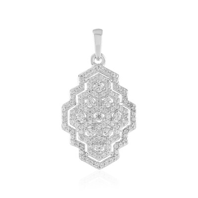 Zircon Silver Pendant