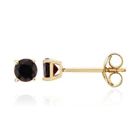 Garnet Silver Earrings