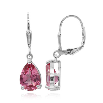 Flamingo Mystic Topaz Silver Earrings