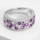 Zambian Amethyst Silver Ring