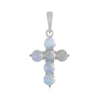 Welo Opal Silver Pendant