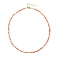 Sunstone Silver Necklace