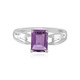 Amethyst Silver Ring