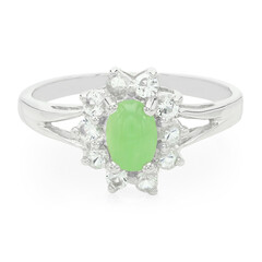 Imperial Chrysoprase Silver Ring