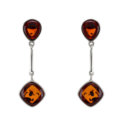 Baltic Amber Silver Earrings (dagen)