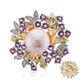 Peach Ming Pearl Silver Brooch (TPC)