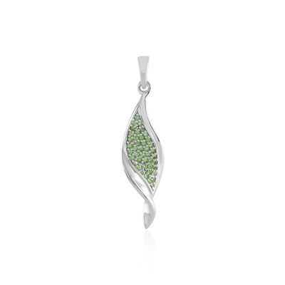 Tsavorite Silver Pendant