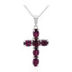 Rhodolite Silver Necklace