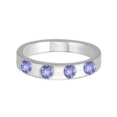 Tanzanite Silver Ring