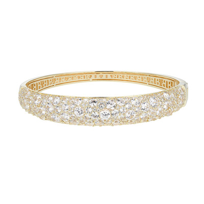 Zircon Silver Bangle