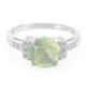 Prehnite Silver Ring