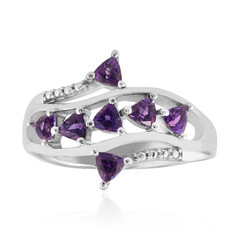 Uruguayan Amethyst Silver Ring