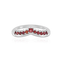 Tanzanian Ruby Silver Ring