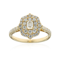 14K SI1 (H) Diamond Gold Ring (CIRARI)