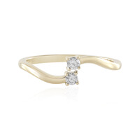 9K IF (G) Diamond Gold Ring (de Melo)