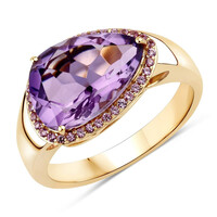 14K Rose de France Amethyst Gold Ring (SUHANA)