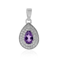 Uruguayan Amethyst Silver Pendant