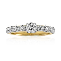 14K SI1 (G) Diamond Gold Ring