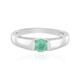 Colombian Emerald Silver Ring