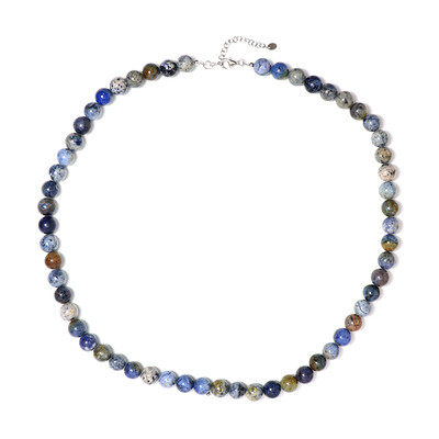 Dumortierite Silver Necklace