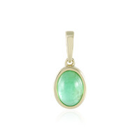 9K Colombian Emerald Gold Pendant