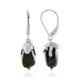 Brazilian Green Tourmaline Silver Earrings