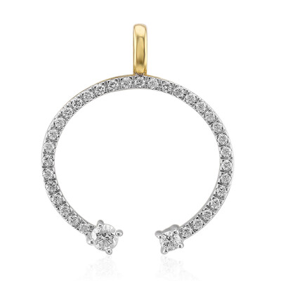 14K IF (D) Diamond Gold Pendant (Annette)