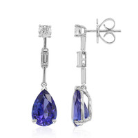 18K AAA Tanzanite Gold Earrings (CIRARI)