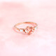 9K Madagascan Morganite Gold Ring