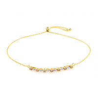 I3 Champagne Diamond Silver Bracelet