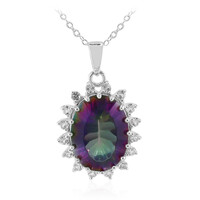 Mystic Quartz Silver Necklace