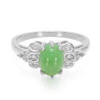 Imperial Chrysoprase Silver Ring