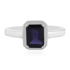 Iolite Silver Ring