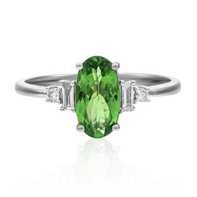 14K AAA Tsavorite Gold Ring (CIRARI)