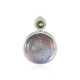 Green Maniry Labradorite Silver Pendant (KM by Juwelo)