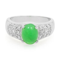 Imperial Chrysoprase Silver Ring