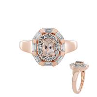 Morganite Silver Ring