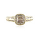 14K SI2 Champagne Diamond Gold Ring (de Melo)