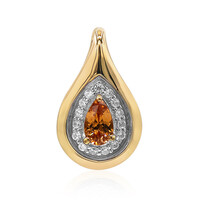 9K Californian Spessartite Gold Pendant (Amanda Adkins)