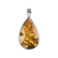 Ocean Jasper Silver Pendant