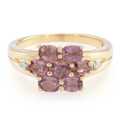 18K Unheated Padparadscha Sapphire Gold Ring (AMAYANI)