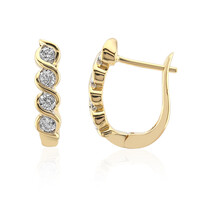 14K IF (D) Diamond Gold Earrings