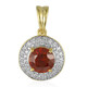 9K Spanish Sphalerite Gold Pendant