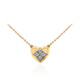 18K SI1 (G) Diamond Gold Necklace (Annette)