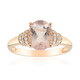 14K AAA Morganite Gold Ring (CIRARI)