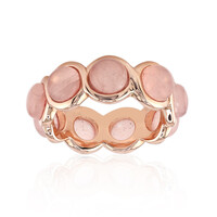 Rose Quartz Silver Ring