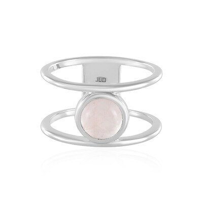 Rose Quartz Silver Ring